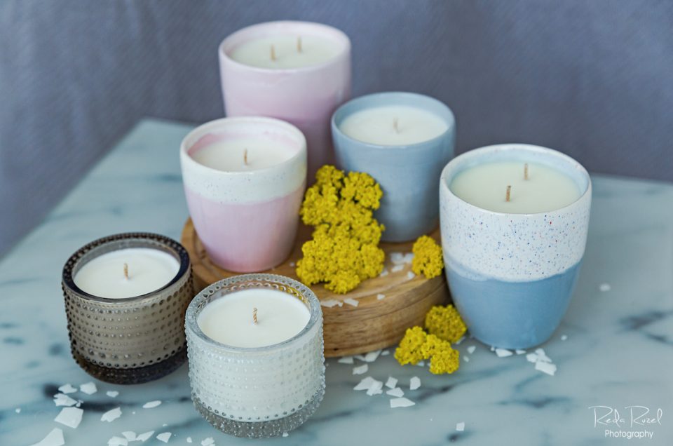 prekių fotografavimas dekoratyvinės žvakės